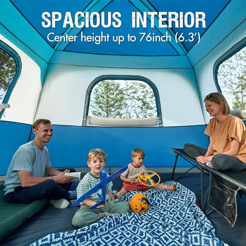 Heavy Duty 8-Person Camping Tent