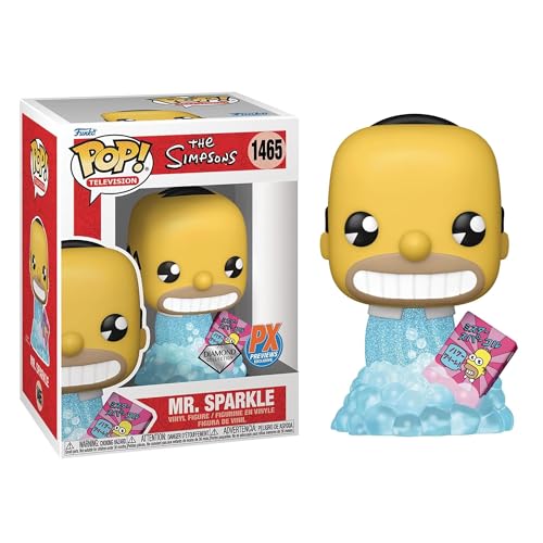 Pop! TV: The Simpsons - Mr. Sparkle (Diamond Glitter) Previews Exclusiva Figura de Vinilo