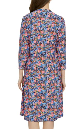 alvon Women Modest Swim Dress Knee Length Swimsuits Cover Ups UPF 50+ Sun Protection Long Sleeve Drawstring 107 l4