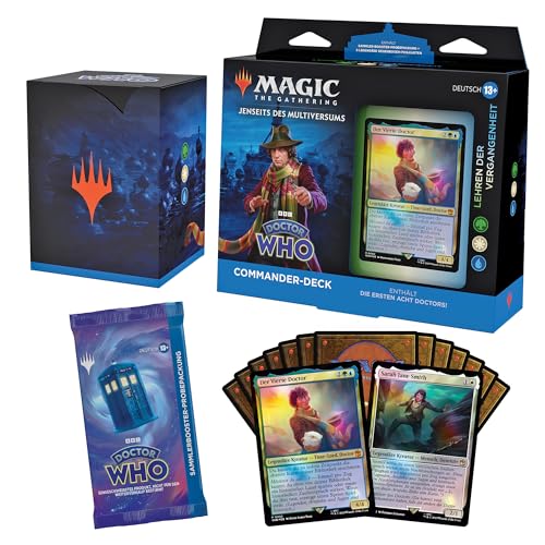 Magic: The Gathering Doctor Who Commander-Deck?? Lehren der Vergangenheit (Deck mit 100?Karten, Sammler-Booster-Probepackung mit 2?Karten?+ Zubehör) (Deutsche Version) für 42,59 EUR (-12%) statt 48,46 EUR bei amazon.de Bild: Magic: The Gathering Doctor Who Commander-Deck?? Lehren der Vergangenheit (Deck mit 100?Karten, Sammler-Booster-Probepackung mit 2?Karten?+ Zubehör) (Deutsche Version) für 42,59 EUR (-12%) statt 48,46 EUR bei amazon.de