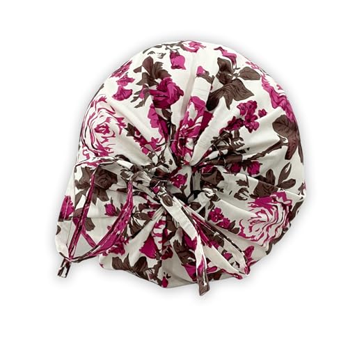 Image of Swayam Set of 2 Pure Cotton Bolster Cover | 30x30 Inch | Soft Breathable Masnad Cover 200TC | Durable & Washable | Floral Print Bolster Cover for Diwan, Bed & Sofa - Purple & White