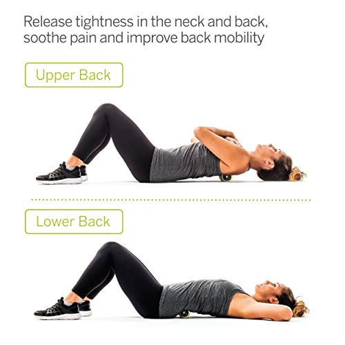 Triggerpoint Mb2 Double Massage Ball Roller For Back And Neck Relief Green/White/Black, One Size #TOP4