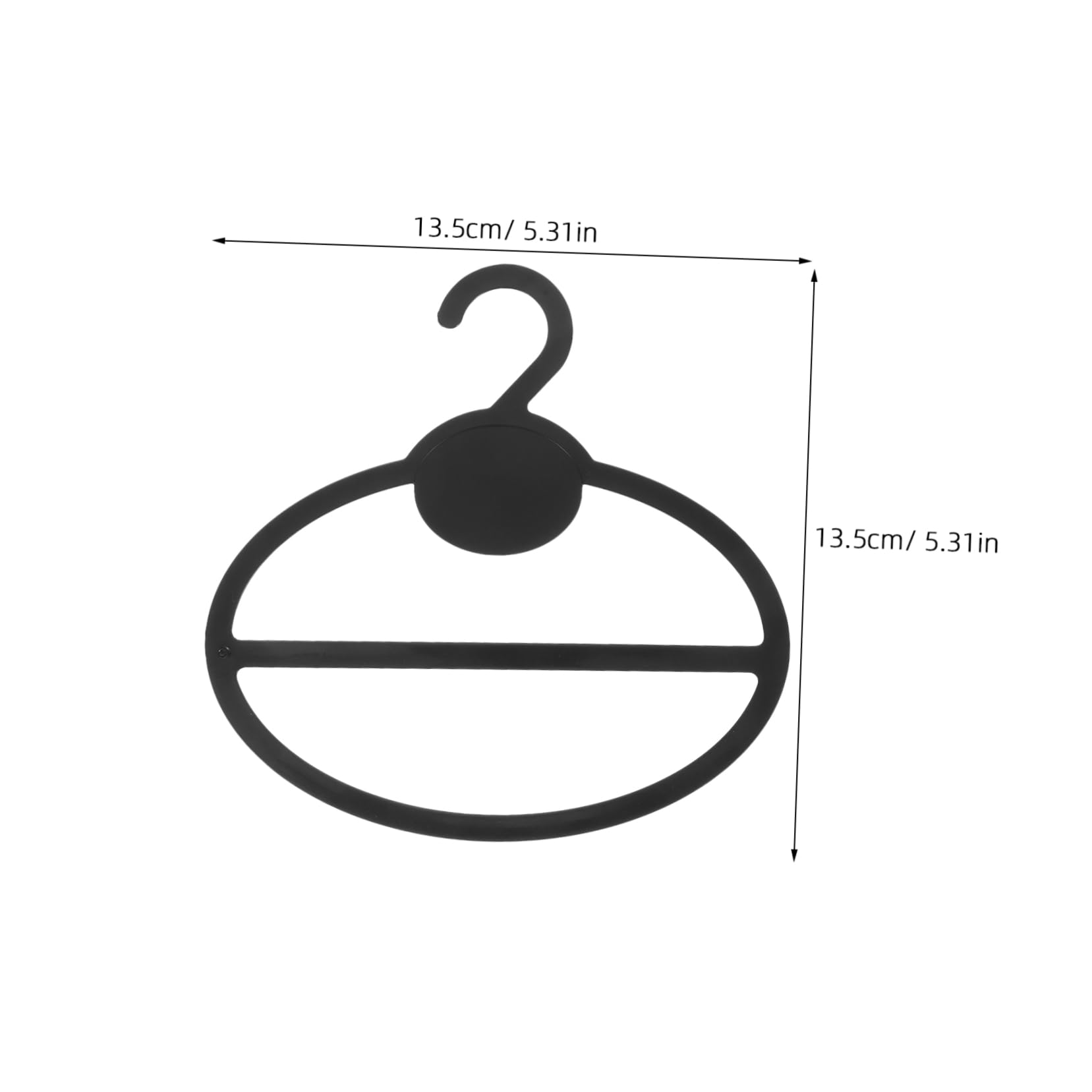 Ciieeo Rotating Scarf Hanger Set 10 Pcs Scarves Holder Circular Pant Hanger for Ties Belt and Accessories