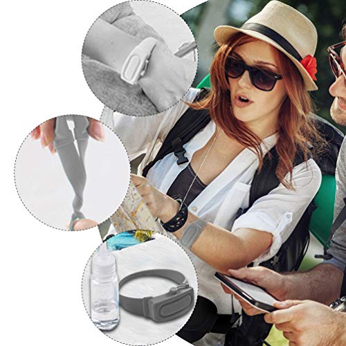 CLISPEED 1 Conjunto de Pulseira Desinfetante para As MÃ£os Pulseira Desinfetante para As MÃ£os Pulse