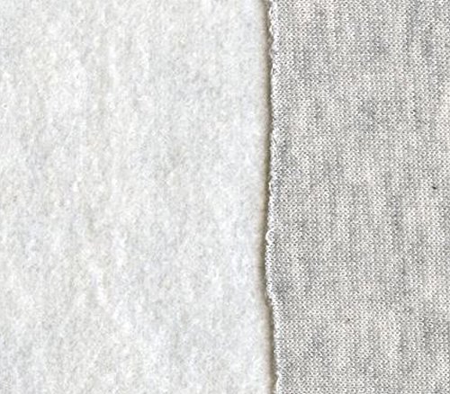 Cotton Fleece Fabric Ash Gray / 60' Wide/Sold by...