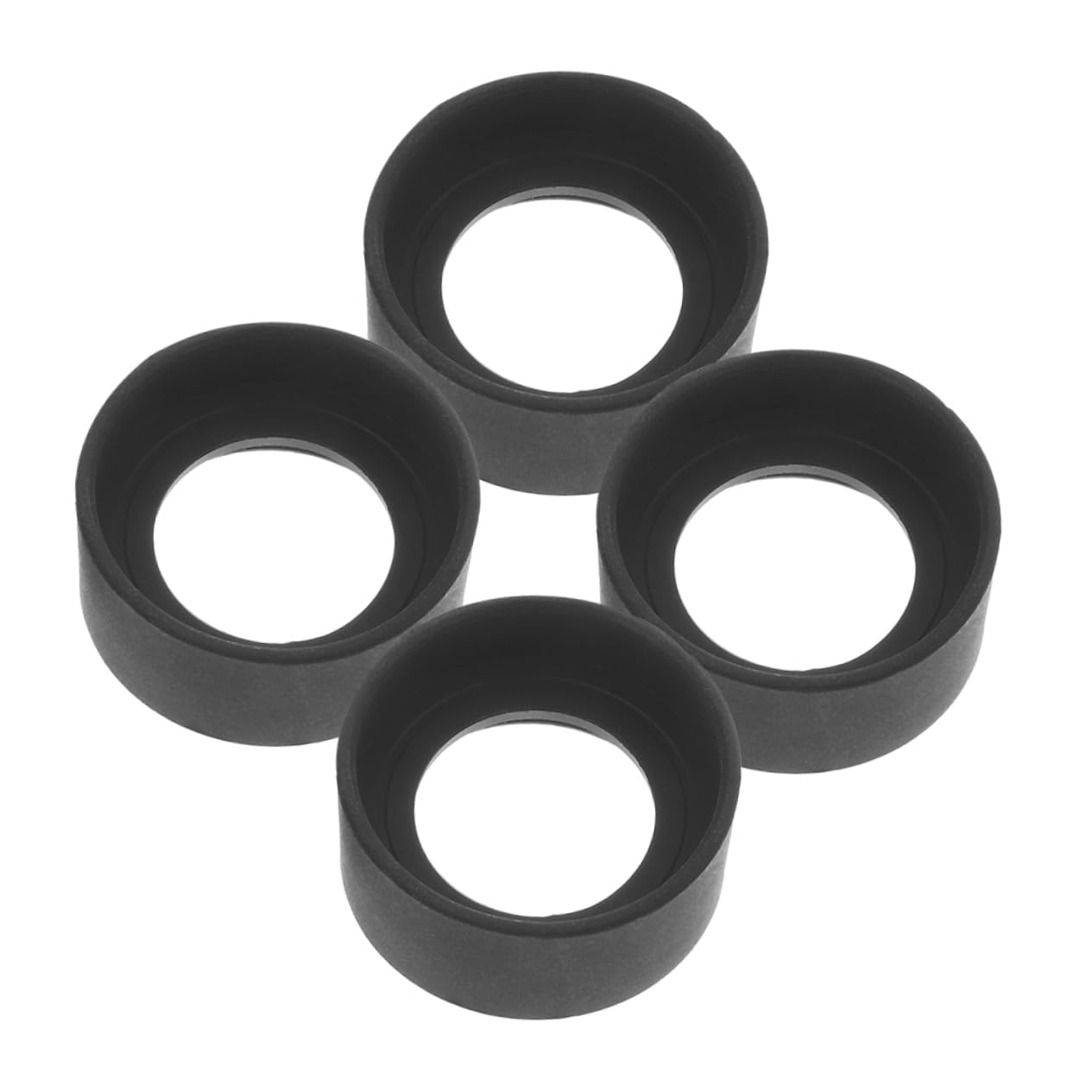 HOMSFOU 4pcs Rubber Microscope Eyepiece Covers Eyepiece Shields Cup Microscope Accessory Eye Guards for Lab Use