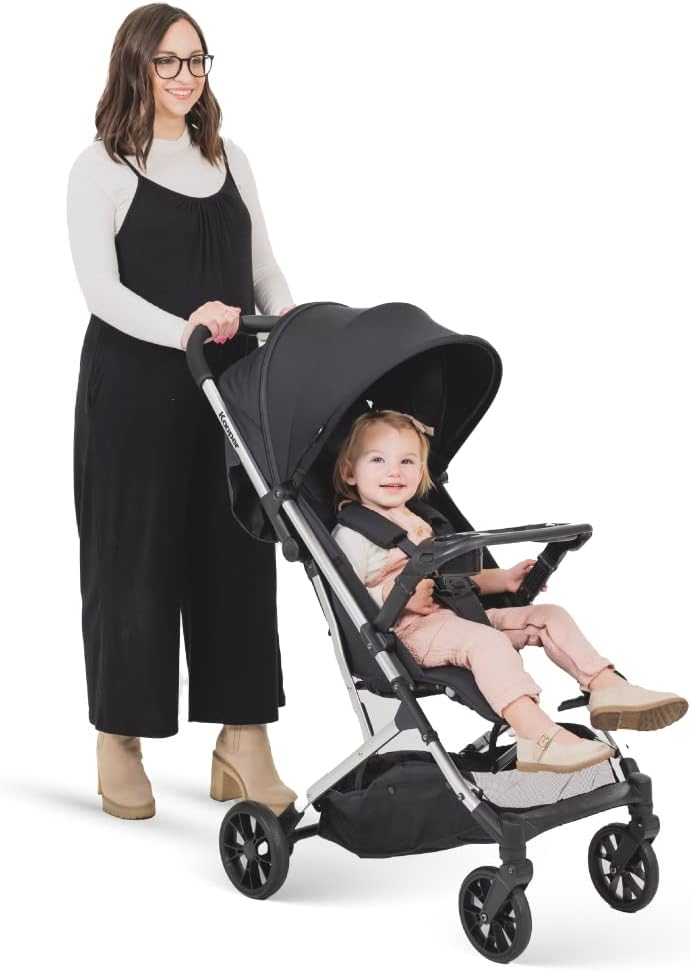 Joovy Kooper Pushchair, Lightweight Stroller, Compact Fold with Tray, Black