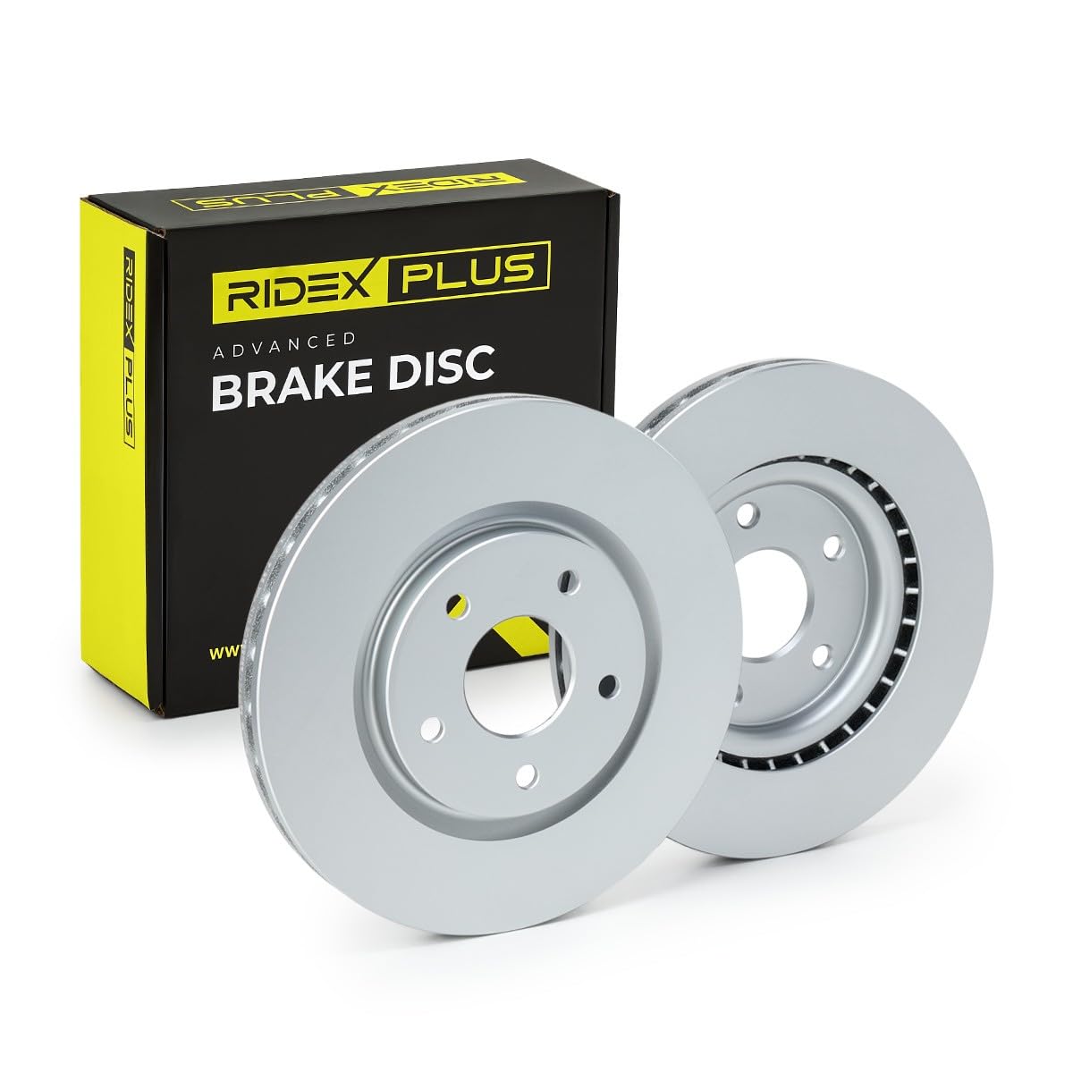 RIDEX PLUS 82B0900P 2x Disco freno Anteriore senza viti/bulloni Compatibilità con FIAT Freemont 345
