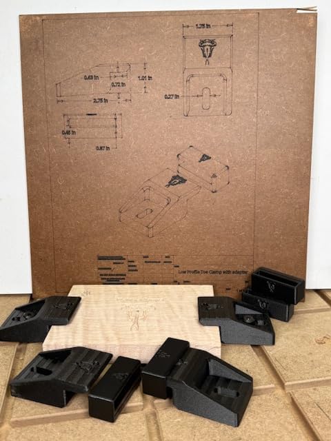 16 Piece CNC Toe-Clamp Set, great for signmaking or general workholding! Made in the USA!