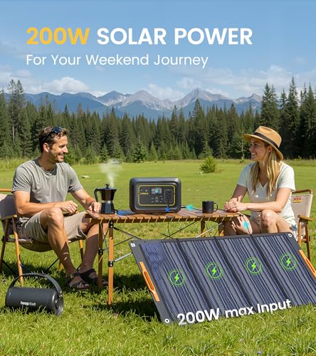 Portable Power Station, 296Wh Backup Battery with 20ms UPS, 300W (600W Peak) Pure Sine Wave AC Outlet, PD 100W USB-C, 1-Hour Fast Full Charge, Solar Generator for Camping Travel Home Emergency — view 5