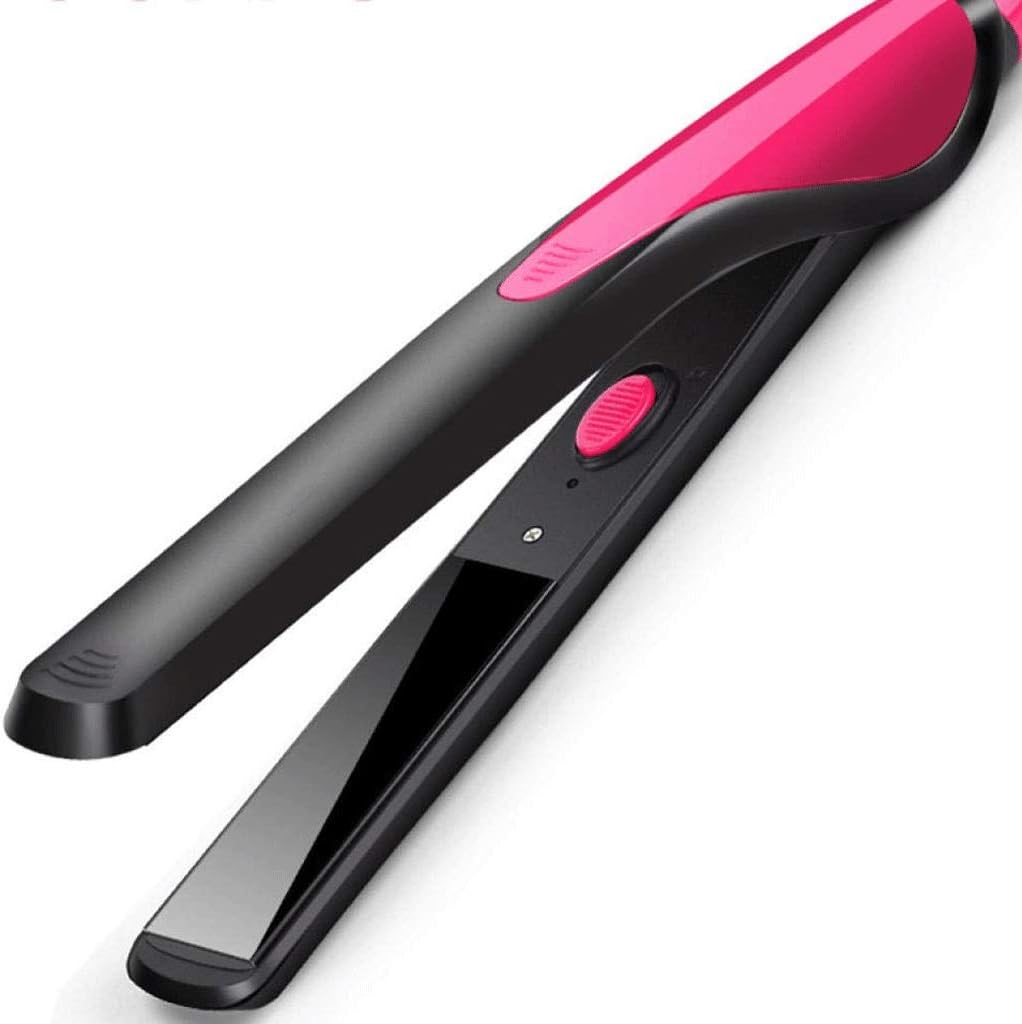 Hair Straightener, Professional Ceramic Iron Straightens & Curls with Adjustable Temp Travel Size