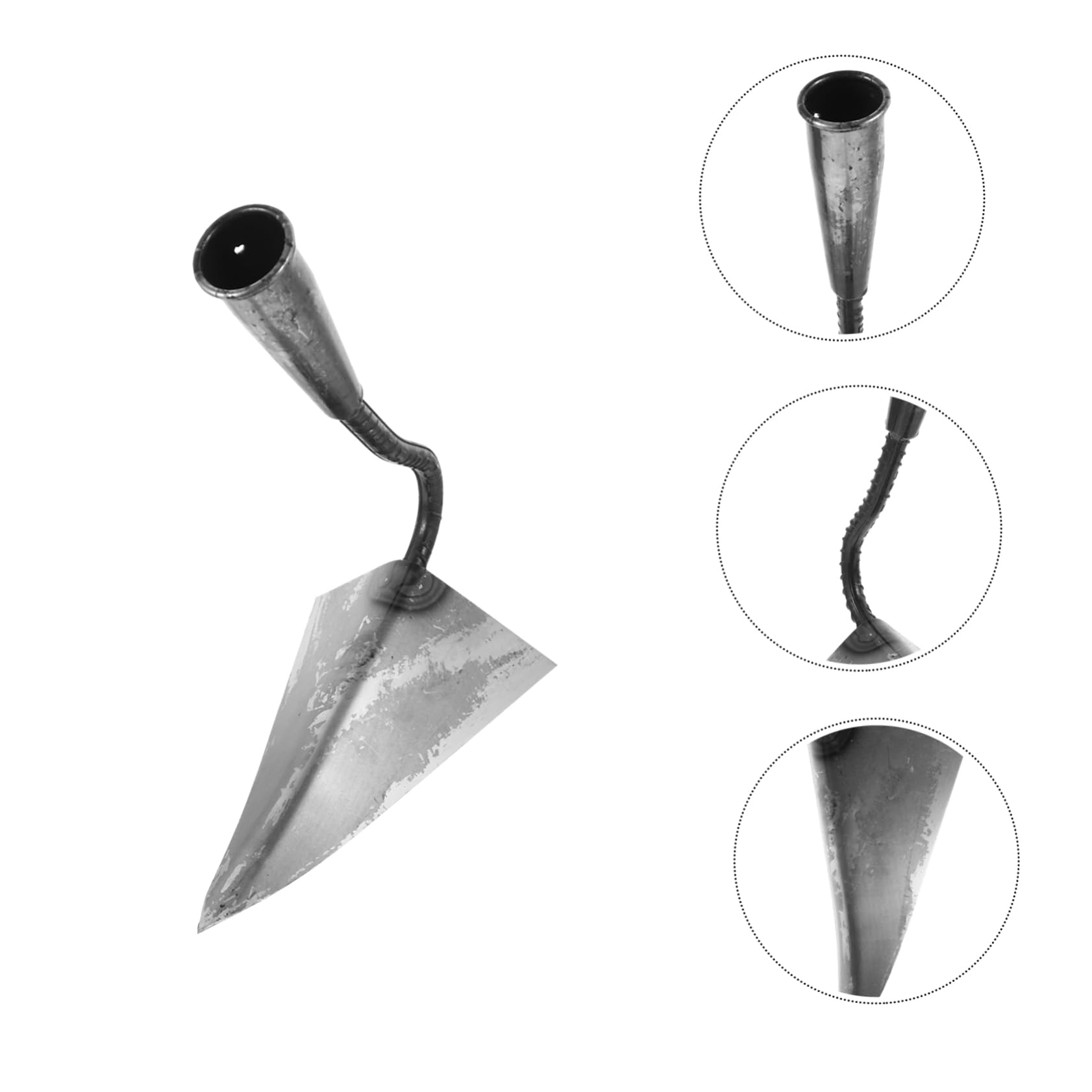 TOYANDONA Houe de Jardin Robuste en Acier Inoxydable, Tête Noire, Joints Renforcés, Multifonction, pour Pépinières et Vergers, Outils de Jardinage