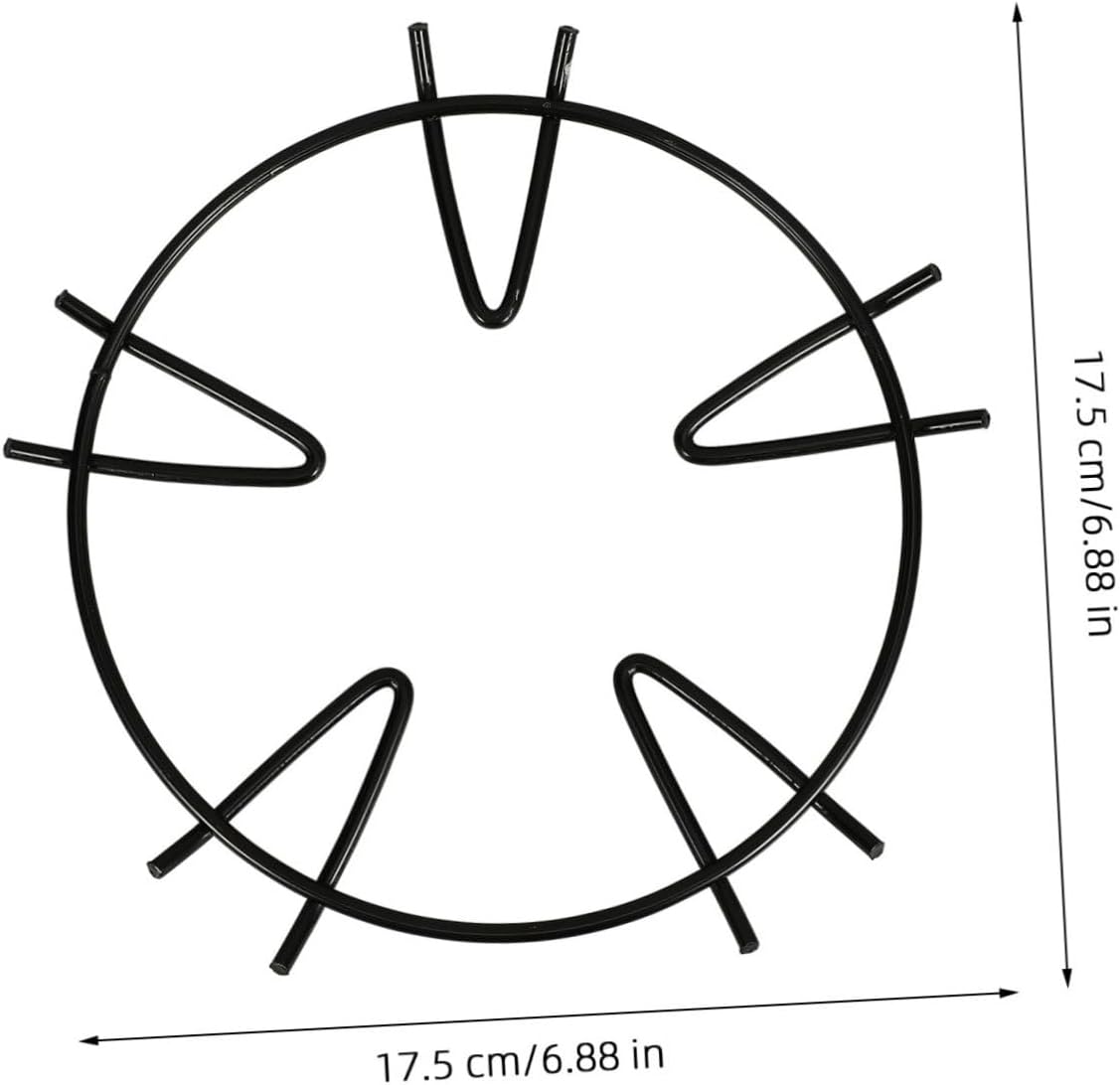Wok Ring for Gas Stove 6.88X6.88In Non Slip Wok Rack Small Pot Support Burner Ring for Outdoor Camping and Home Cooking Accessory