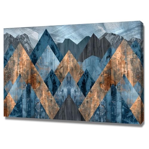 Décoration murale avec images de montagne grand format pour une chambre zen