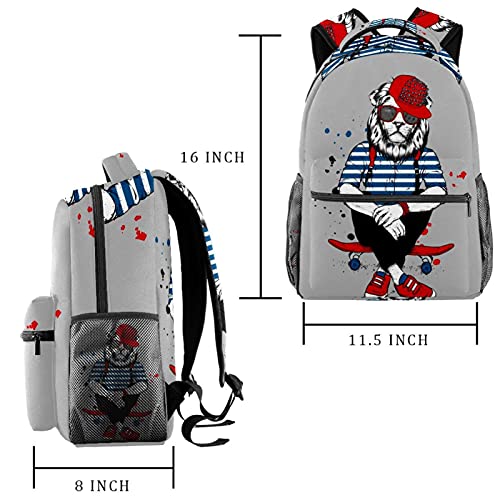 Sac à dos pour ordinateur portable pour le collège et les sorties - 2