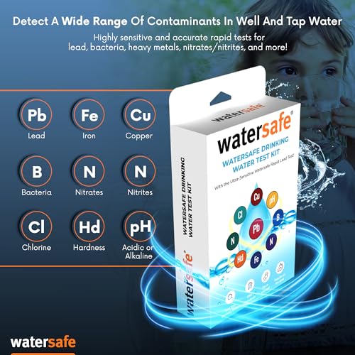 Watersafe WS-425W The Original Water Testing Kit For Drinking Water, Well And Tap Water, Sensitive Lead In Water Test thumb #6
