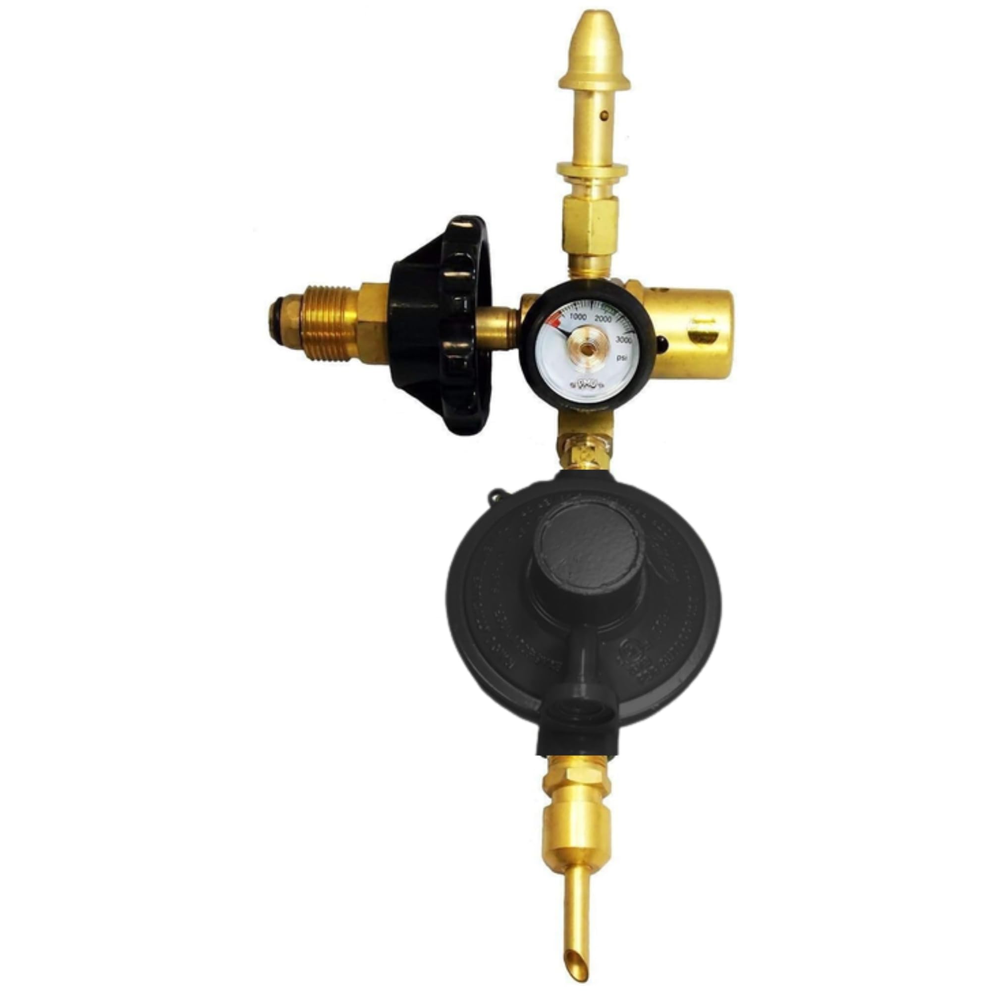 PMU Helium Balloon Filler Air Flow Inflator Regulator Automatic Shut-Off For Latex & Mylar Balloons, Gas Saver – Mixes 40% Air with 60% Helium to Minimize Balloon Gas Usage