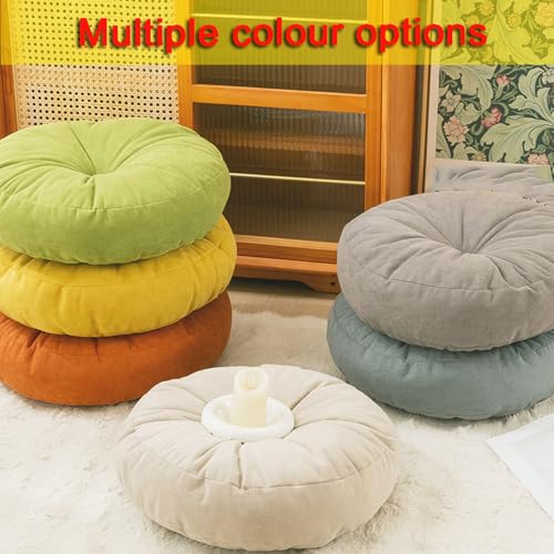 Coussin de sol rond ergonomique anti-mal de dos pour méditation - 7