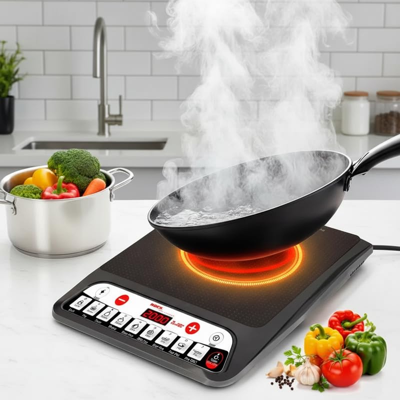 Drumstone (15 Years Warranty) 2000W Portable Infrared Induction C...