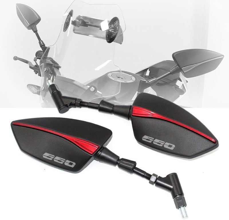 バイクバックミラー 用 トライアンフ 用 トライデント 660 2021 2022 ユニバーサルオートバイサイドリアビューバックミラ