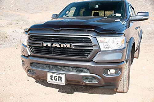 EGR 303591 Superguard Hood Guard Bug Protector, Dark Smoke Finish, Compatible with select Ford Maverick Models by EGR - Image 4
