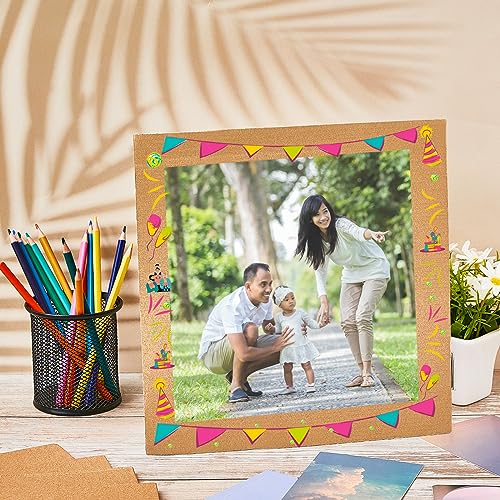 Image of Henoyso 110 Pack 12 x 12 Inch Corrugated Cardboard Sheets Flat Cardboard Sheets Packaging Inserts Flat Square Inserts Squares Separators for Shipping Packing Mailing Crafts (Brown)