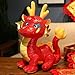 HOLIDYOYO Muñeco De Dragón De Peluche Juguete De Año Chino Decoración Adorable para Sofá y Hogar para Imagen de HOLIDYOYO Muñeco De Dragón De Peluche Juguete De Año Chino Decoración Adorable para Sofá y Hogar para
