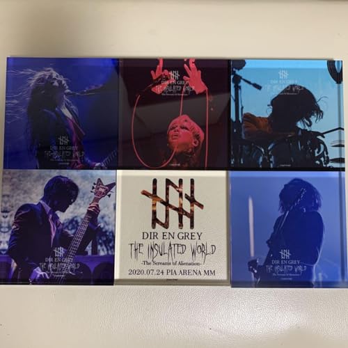 DIR EN Grey Acrylic Cubes, Set of 6