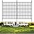 10 Panels No Dig Decorative Outdoor Garden Fence for Yard, 32 in(H) X 23.6 ft(L) Animal Barrier Fencing Rustproof Metal Wire Panel Border for Dog, Rabbits, and Patio Temporary Ground Stakes