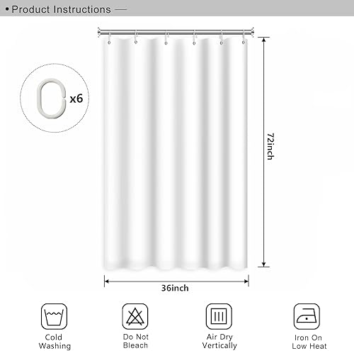 Miniatura 200 de Cortina de ducha de baño con temática de dinosaurio, cortina de ducha de hojas tropicales de dinosaurio verde con ganchos, cortina de ducha de tela