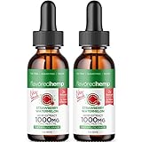 (2-Pack) Hemp Oil - 1000 MG - Strawberry Watermelon Flavor - 100% Organic Hemp Extract Drops - Natural Pain Stress Anxiety Relief & Improves Overall Health - Grown & Made in The USA