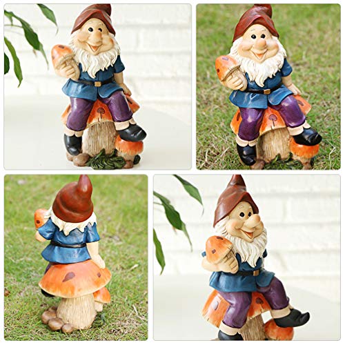 ABOOFAN Dos Desenhos Animados Do Jardim Gnome Estatueta Estátua Elf Resina Anão Boneca Fada Garden O