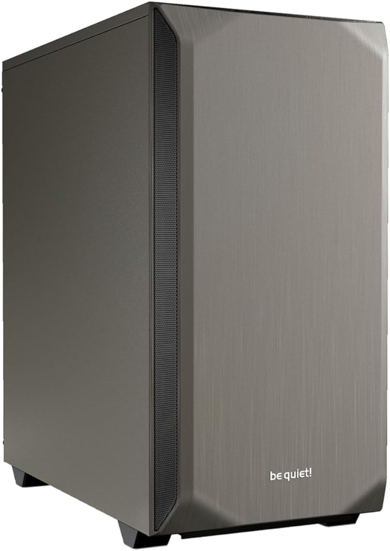be quiet! Pure Base 500 ATX Midi Tower PC Case | Two Pre-Installed Silent Wings 2 Fans |Gray|BG036