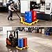 JINJUNYE Spill Containment Platform with Drain, Suitable Forklifts, 2 Drum Modular Platform Tray, 30 Gallon Liquid Capacity, 4000 Lbs Weight Capacity, 51.8X 26.8X 5.9