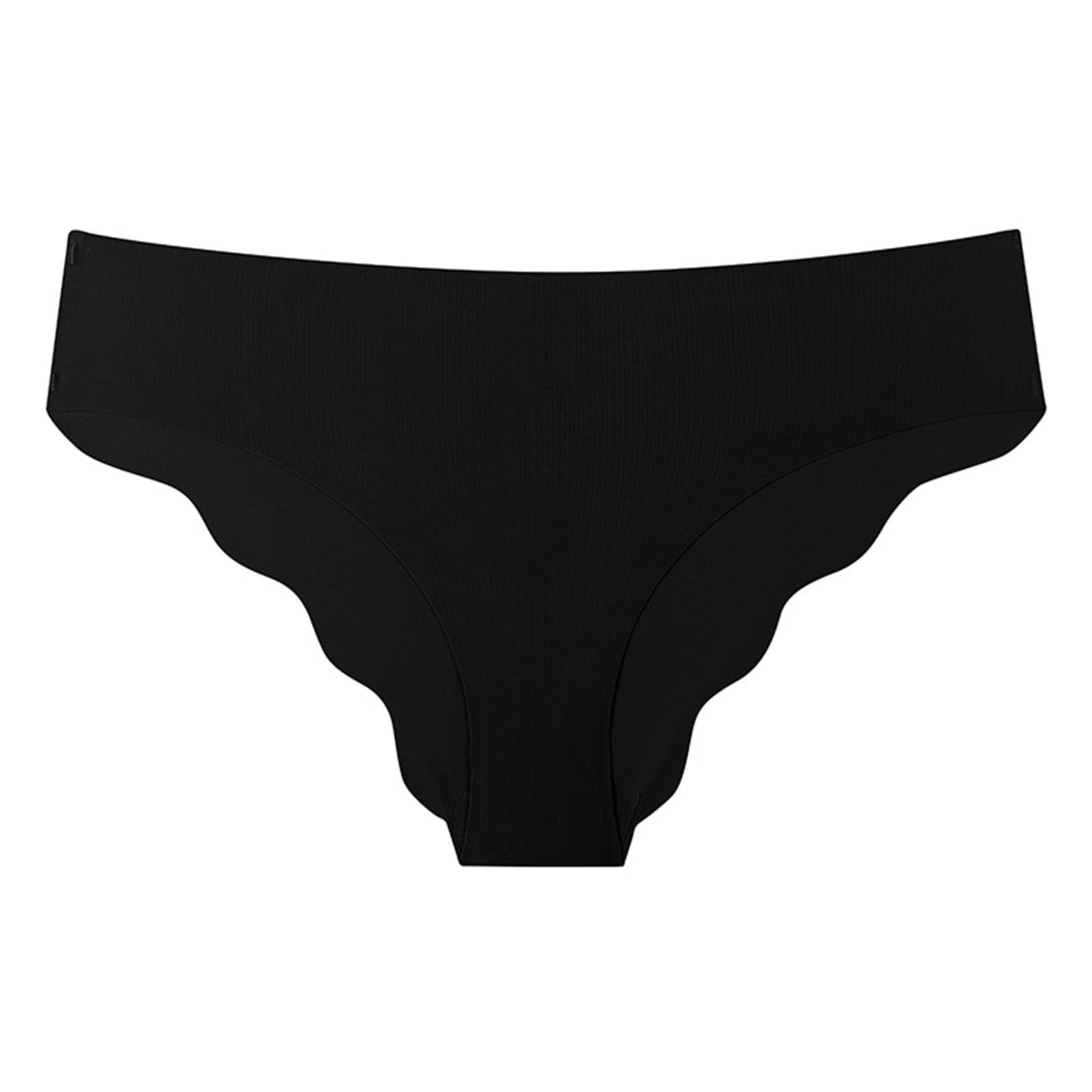 Womens Seamless Hipster No Show Ice Silk Stretch Underwears Pack Bikini Underwear Panty