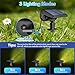 NYMPHY Solar Lights Outdoor Waterproof IP68, 56 LED 3 Lighting Modes Solar Powered Garden Yard Spot Solar Lights for Christmas Outside Landscape- 6 Pack (Warm White)