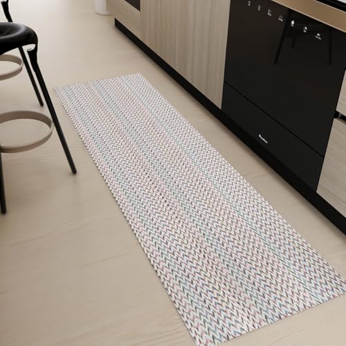 Tapete Passadeira de Cozinha Quarto Banheiro 3 Modelos 2,00m x 45...