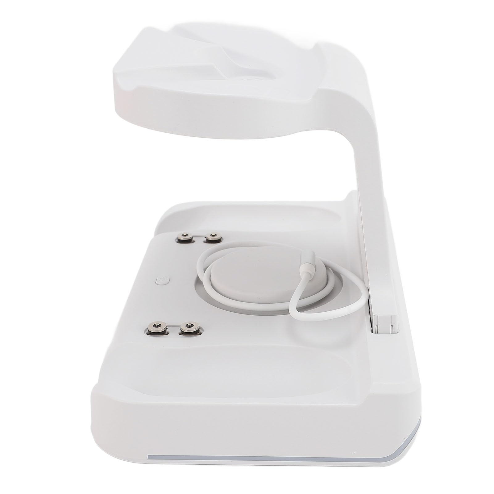Stazione di Ricarica per Dispositivi Multipli, Cuffia Magnetica USB C VR PD 18W e Supporto di Ricarica per Controller, Dock di Ricarica con Luce RGB per 3S (Spina europea)