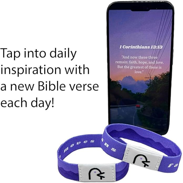 Yappy The Original Bible Verse Bracelets, Daily Bible Verse Bracelet for Personalized Daily Inspiration3