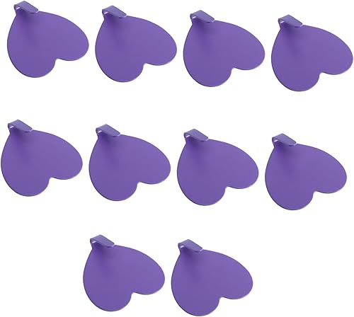 Miniatura 4 de NOLITOY 10 piezas de gancho de amor para colgar la puerta, bolsas decorativas para colgar en la pared, ganchos adhesivos de corazón, ganchos