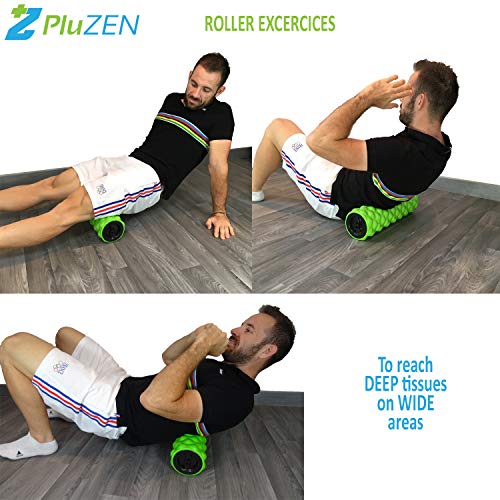 Fascia gereedschapsset voor zelfmassage | Fascia roller van 45 cm (schuimroller), massagestick met 7 rollen, fascia bal… - Image 7