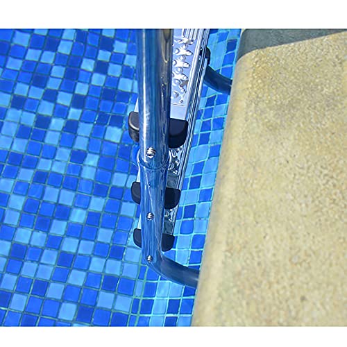 Barandilla de acero inoxidable para piscina con 3 peldaños miniatura 7