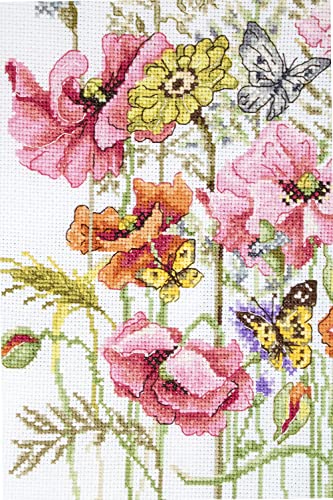 Image of Luca-S Cross Stitch Kit August Bouquet