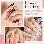 AZUREBEAUTY 31 Pcs Dip Powder Nail Kit 20 Colors Glitter Nude Brown Pink White Gray Dip Powder Liquid Set with Top/Base Coat Activator for French Nails Art Manicure DIY Salon Women Valentine's Gift - Image 2