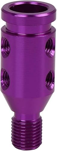 Miniatura 3 de X AUTOHAUX M12 X 1.25 Palanca de cambios universal para coche, pomo de engranaje púrpura para cambio sin rosca