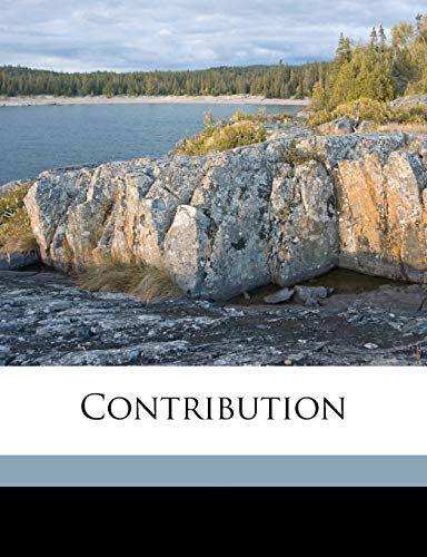 Contribution (French Edition)