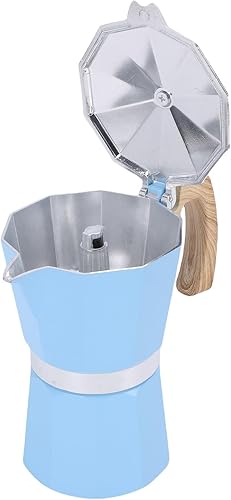 Miniatura 9 de Diydeg Stovetop Espresso Maker, 300ml Aluminum Greca Coffee Maker for Italian and Cuban Caf Brewing, Stove Top Coffee Percolator for Home, Travel,