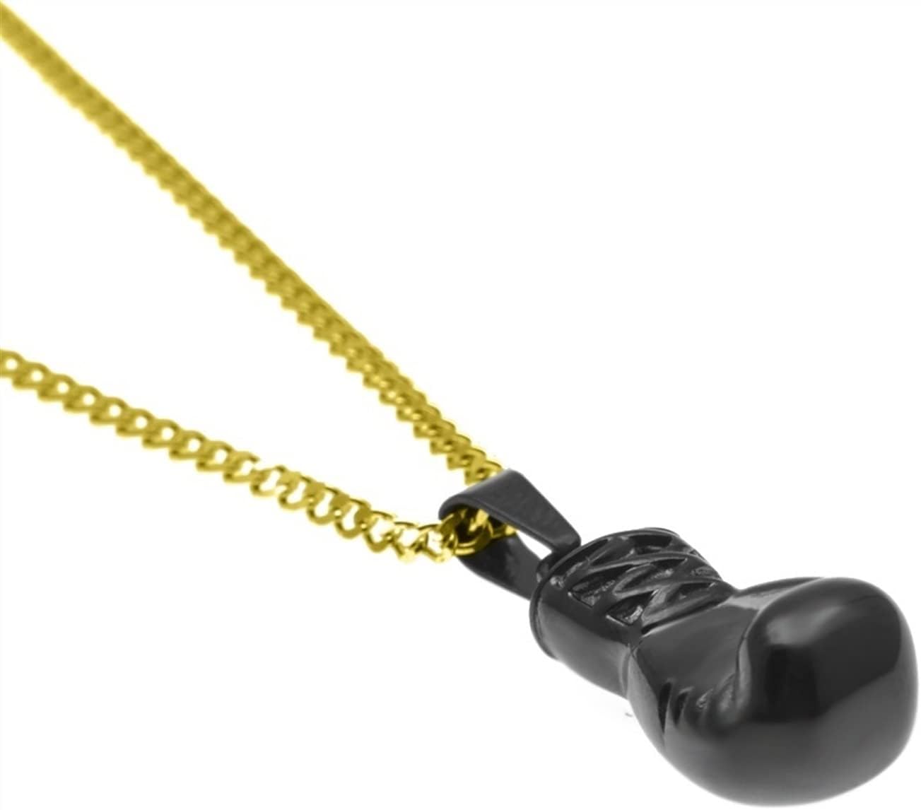 Playing Necklace Gun Black Cool Boxing 