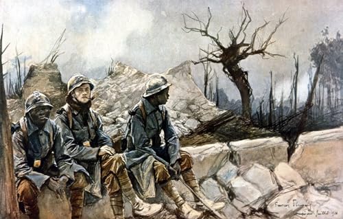 Soldats Français François Flameng Poster Décoration Grand Salon Vide 60x90
