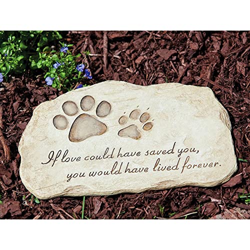de Pata para Animais de Estimação Memorial Cão Túmulo Gato Jardim Quintal Lápide